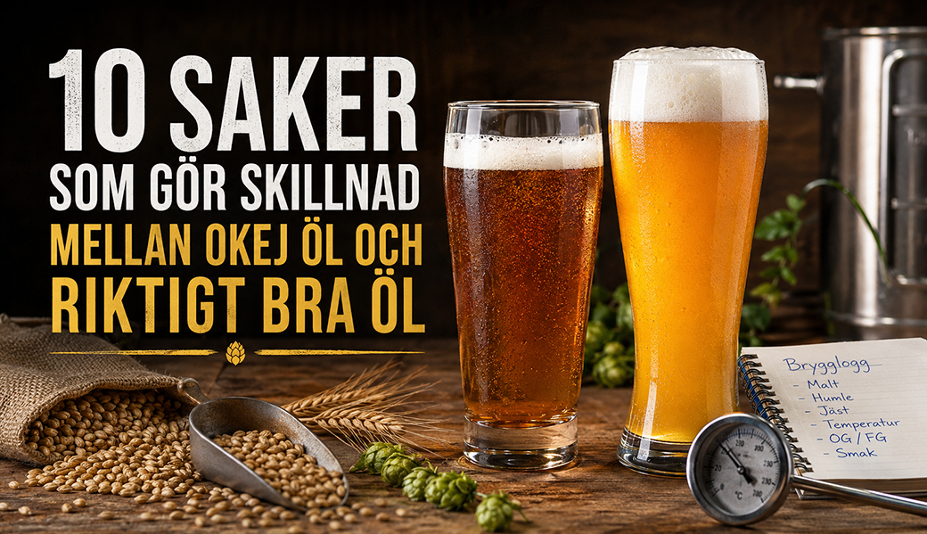 10 saker som gör skillnad mellan okej öl och riktigt bra öl