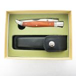 Laguiole Rosewood Fällkniv med fodral