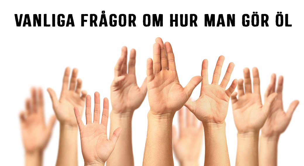 Vanliga frågor hur man gör sitt eget öl
